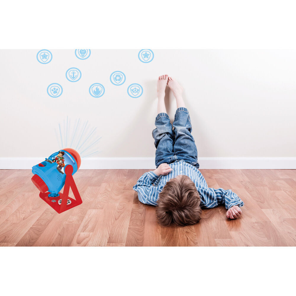 Proyector de cuentos Paw Patrol azul y rojo con discos intercambiables - 3