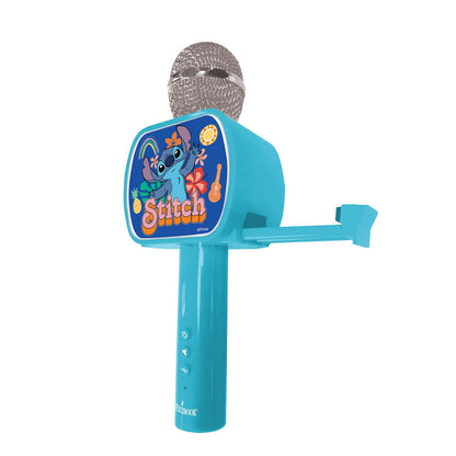Micrófono Bluetooth azul turquesa de Stitch Disney - 3