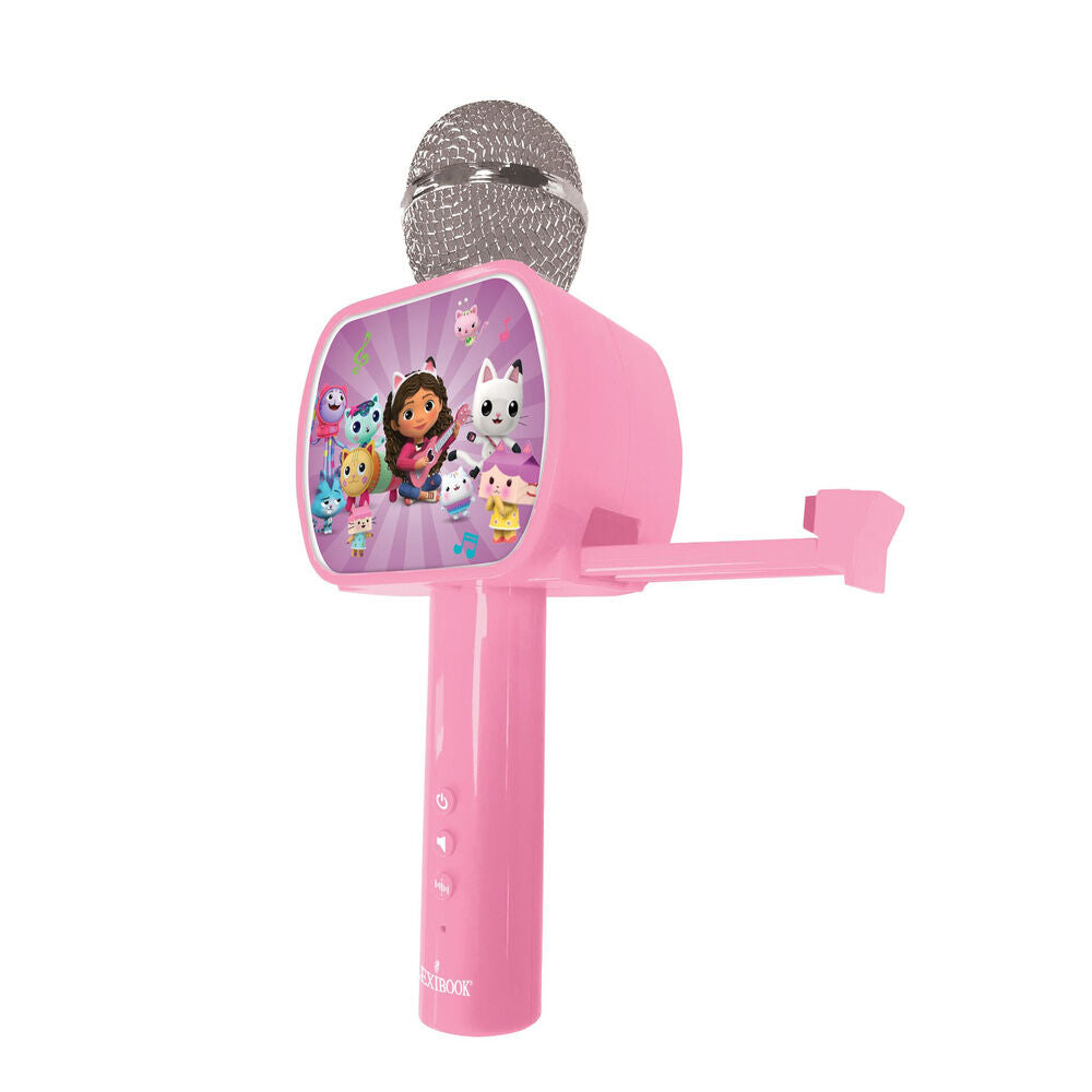 Micrófono Bluetooth rosa de La Casa de Muñecas de Gabby con personajes - 3