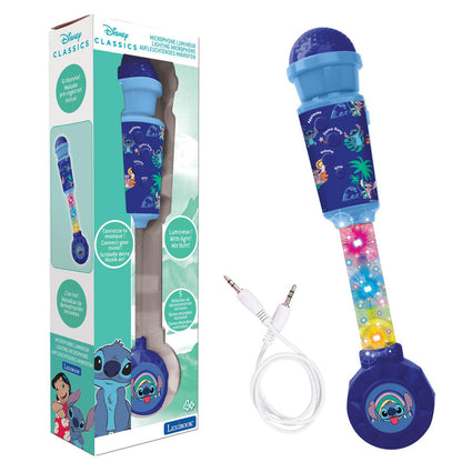 Micrófono luminoso Stitch Disney con mango multicolor - 3