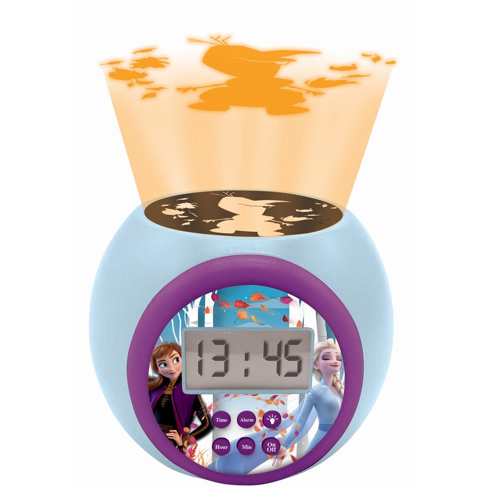 Reloj despertador proyector Frozen Disney con pantalla LCD - 3