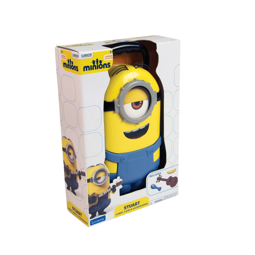 Estuche Stuart Minions con maraca, mini ukelele y armónica de plátano - 3
