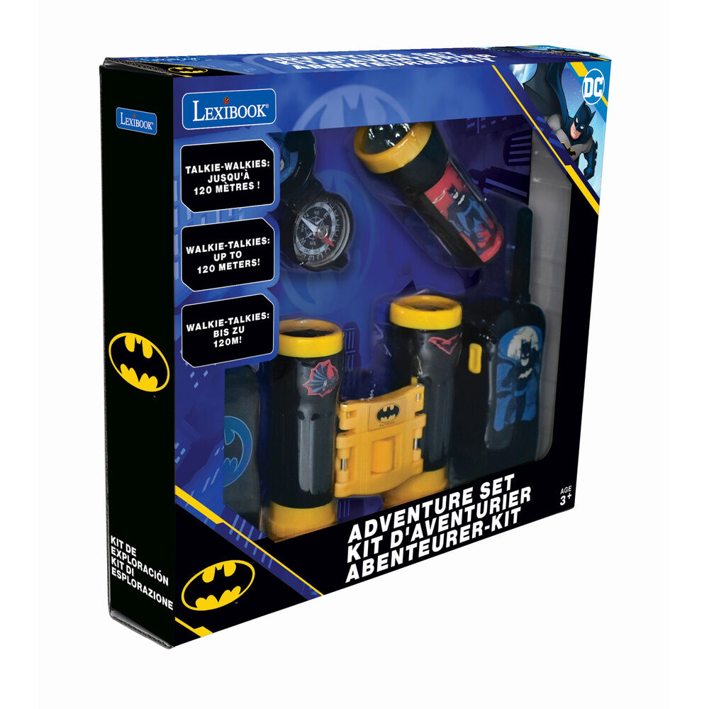 Set aventurero Batman con walkie-talkies, prismáticos, linterna y brújula - 3