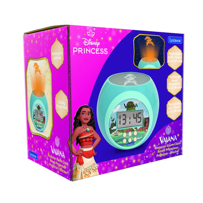 Reloj despertador proyector turquesa de Vaiana Disney - 4