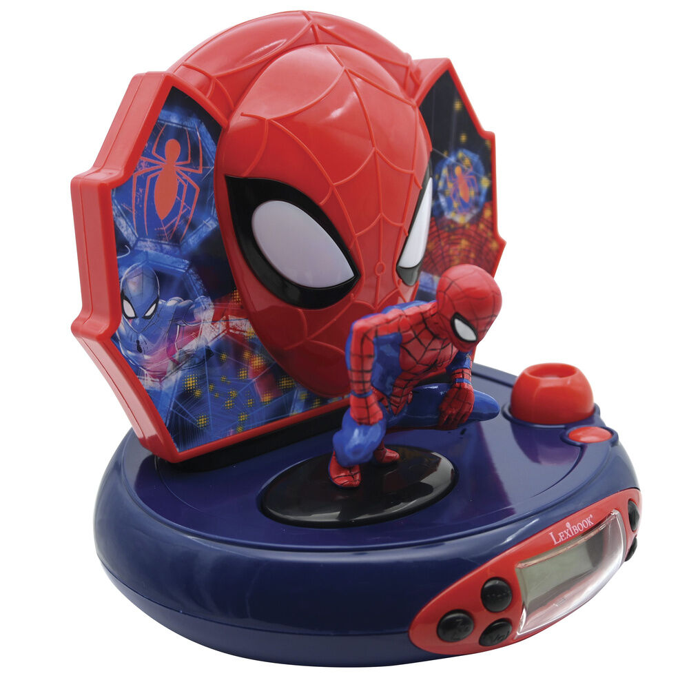 Reloj despertador proyector 3D de Spiderman Marvel Lexibook - 4
