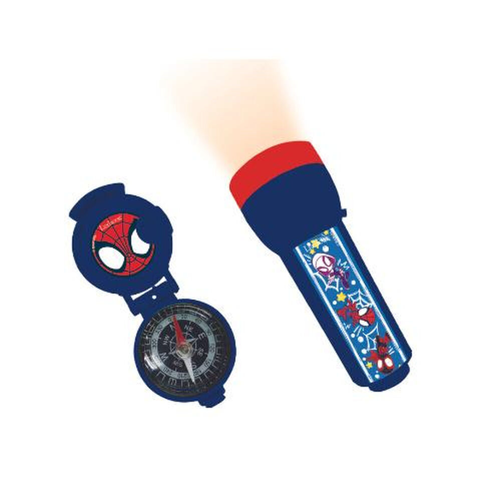 Set aventurero Spidey Marvel Lexibook con walkie-talkies, prismáticos, linterna y brújula - 4