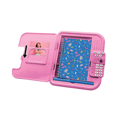 Diario electrónico rosa Barbie Lexibook con cuaderno y bolígrafo - 3