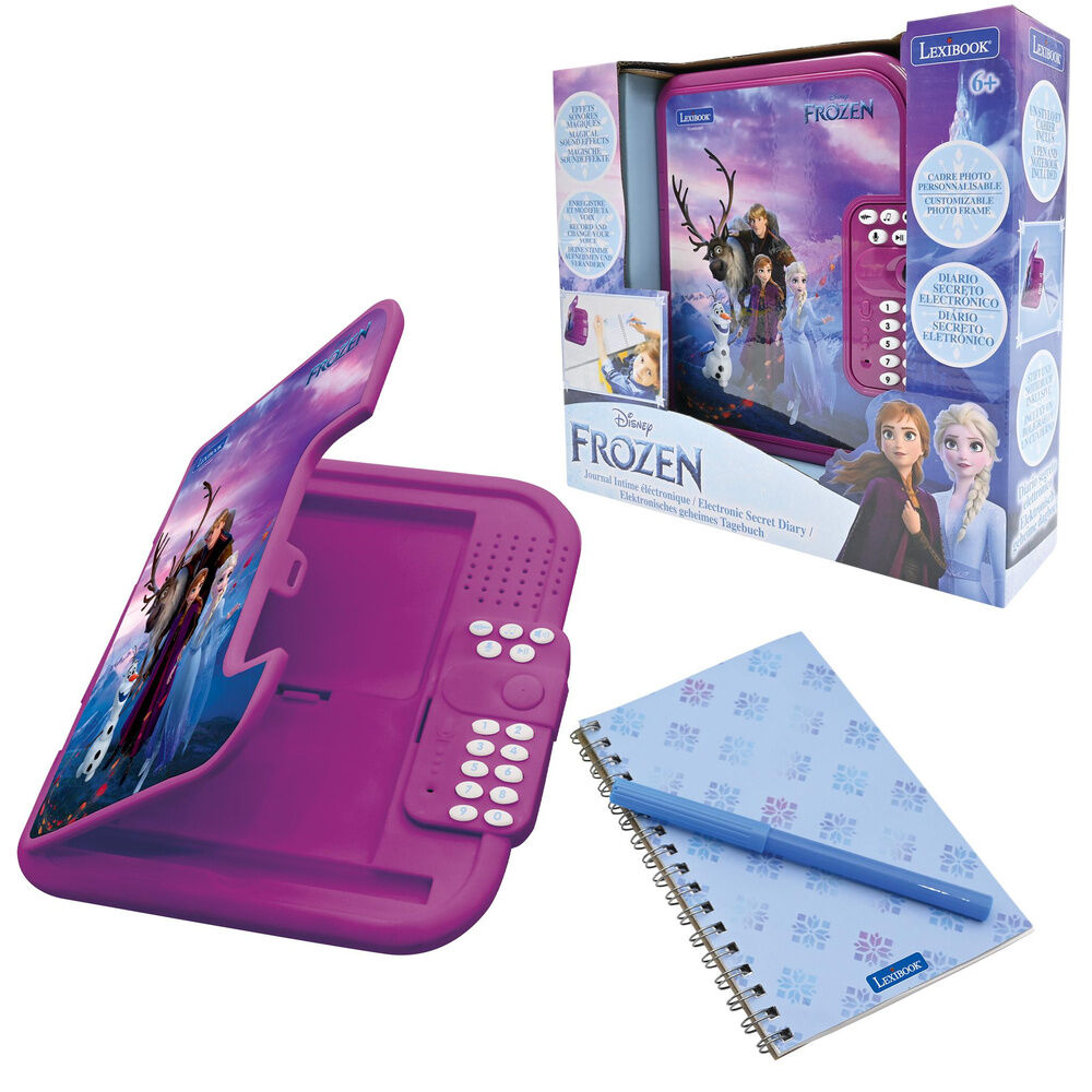 Diario electrónico Frozen Disney LEXIBOOK con cuaderno y bolígrafo - 3