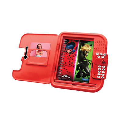 Diario electrónico rojo de Ladybug con cuaderno y bolígrafo - 3