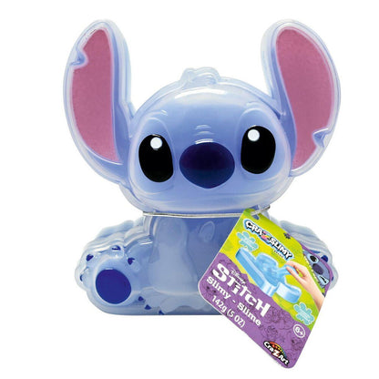 Slime de Stitch Disney con confeti en recipiente azul - 3