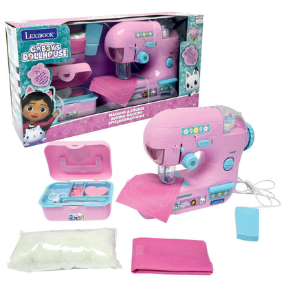 Máquina de coser rosa de Gabby's Dollhouse con maletín y accesorios - 3