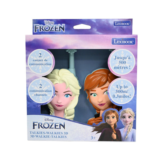 Walkie-talkies 3D Frozen Disney con Elsa y Anna - 3