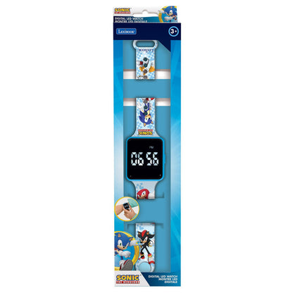 Reloj digital LED azul de Sonic The Hedgehog con correa ajustable - 4