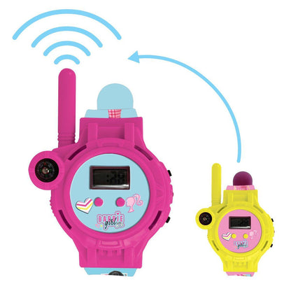 Relojes digitales walkie-talkie Barbie en rosa, amarillo, turquesa y fucsia - 4
