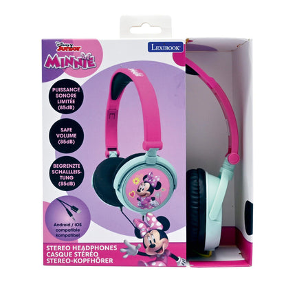 Auriculares plegables Minnie Disney en rosa y verde menta - 4