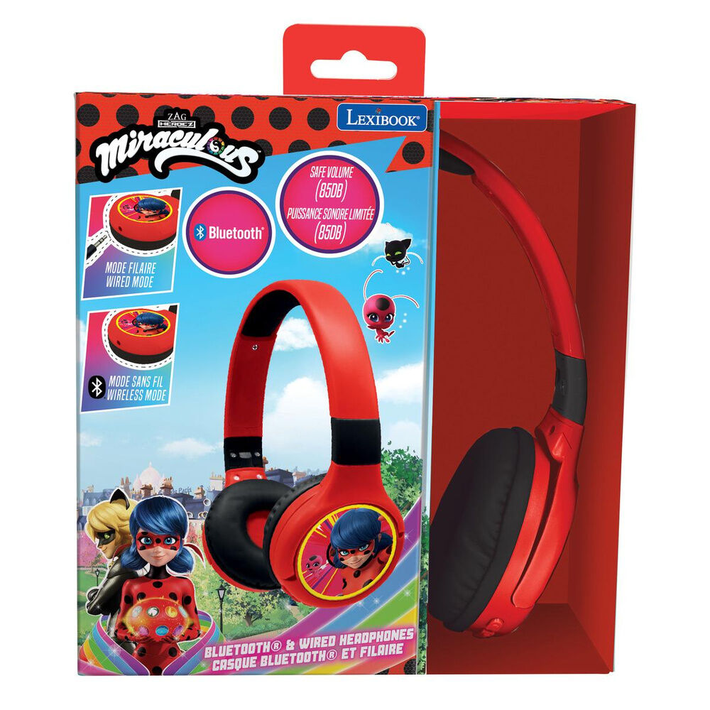 Auriculares plegables rojos Ladybug Prodigiosa con cable - 4
