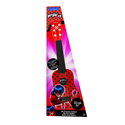 Guitarra infantil Lexibook Ladybug roja con lunares negros - 4
