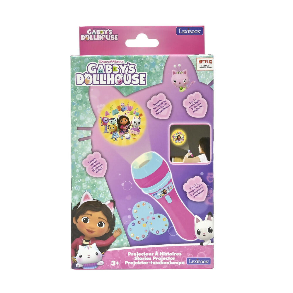 Linterna proyector rosa y turquesa de La Casa de Muñecas de Gabby - 3