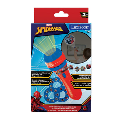 Linterna proyector Spider-Man Marvel con tres discos de imágenes - 4