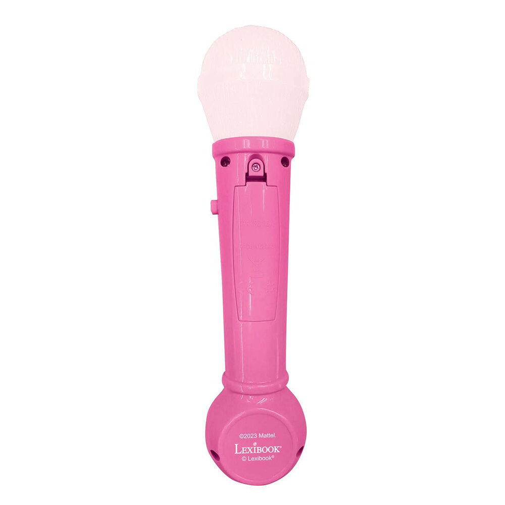 Micrófono luminoso rosa Barbie con altavoz - 4