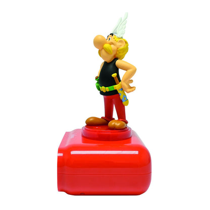Reloj despertador rojo LEXIBOOK con figura 3D de Astérix - 4