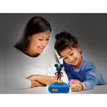 Reloj despertador azul con figura 3D de Mickey Disney - 6
