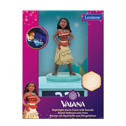 Reloj despertador 3D de Vaiana Disney con pantalla LCD - 5