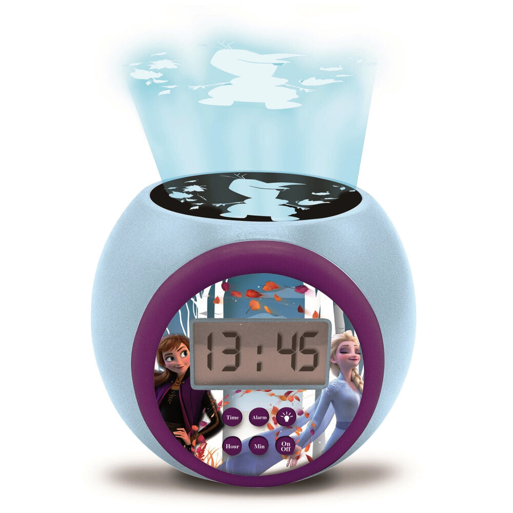 Reloj despertador proyector Frozen Disney con pantalla LCD - 5