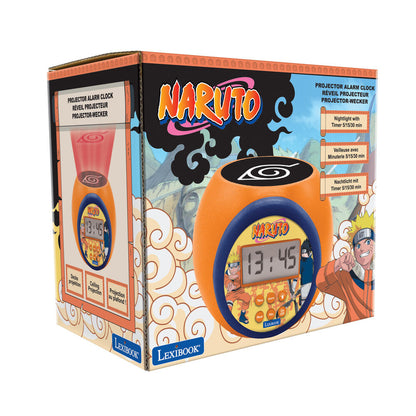 Reloj despertador Naruto naranja con pantalla LCD y luz nocturna - 5