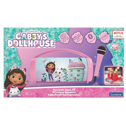 Altavoz Bluetooth rosa de Gabby's Dollhouse con micrófono - 5