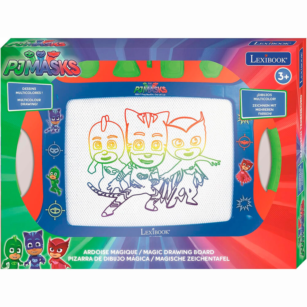 Tablero de dibujo magnético PJ Masks multicolor con accesorios - 5