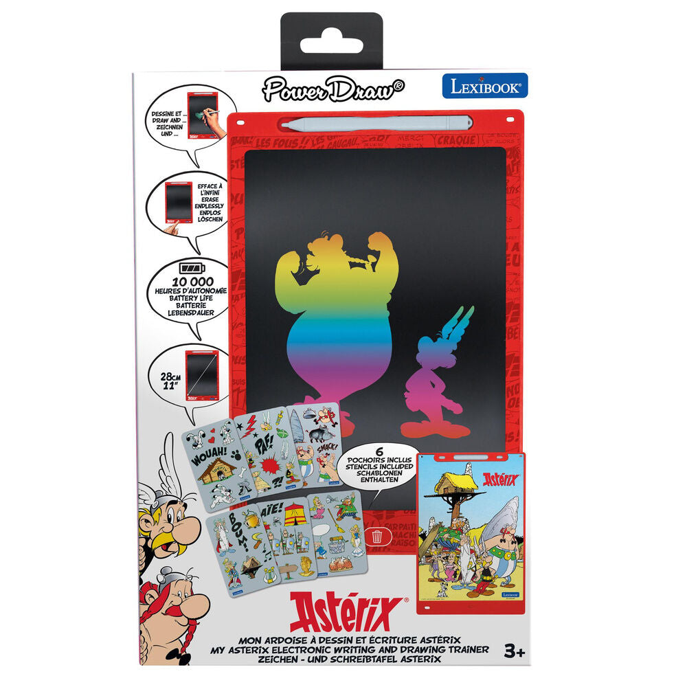 Tableta de tinta electrónica Asterix Lexibook con lápiz y plantillas - 5