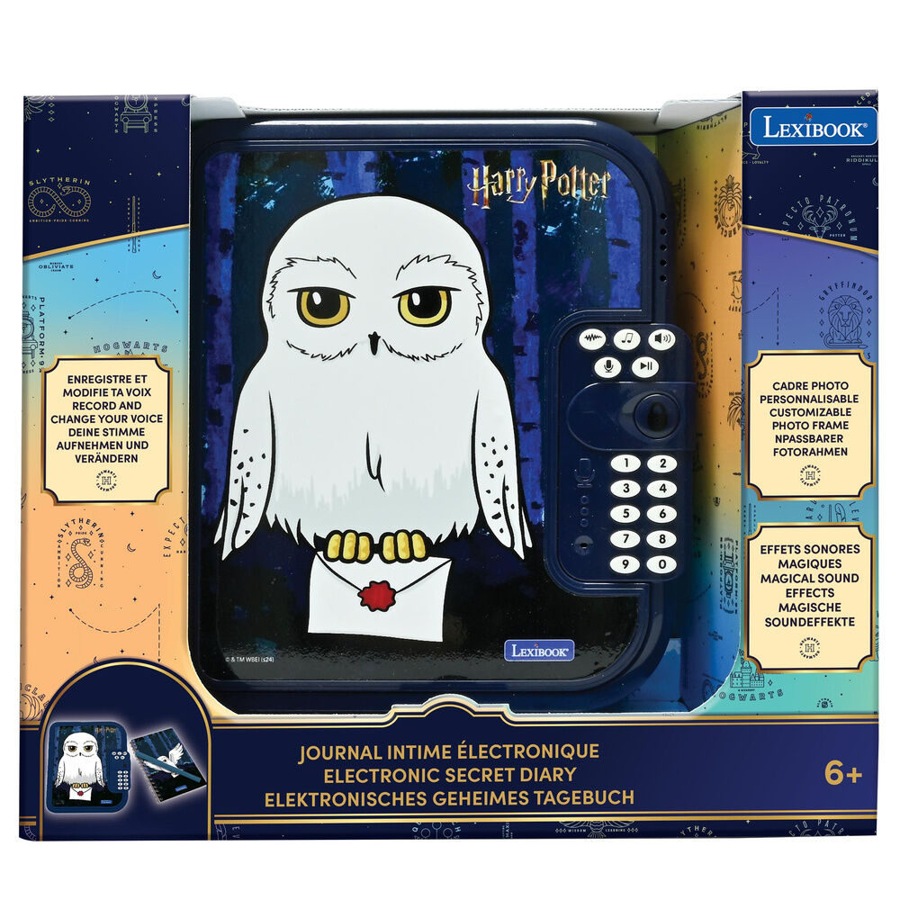 Diario electrónico Harry Potter Hedwig con cuaderno y bolígrafo - 4