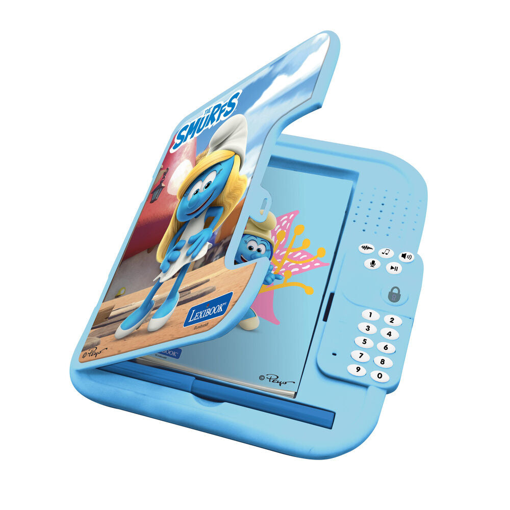 Diario electrónico LEXIBOOK de Los Pitufos con bolígrafo y cuaderno - 4