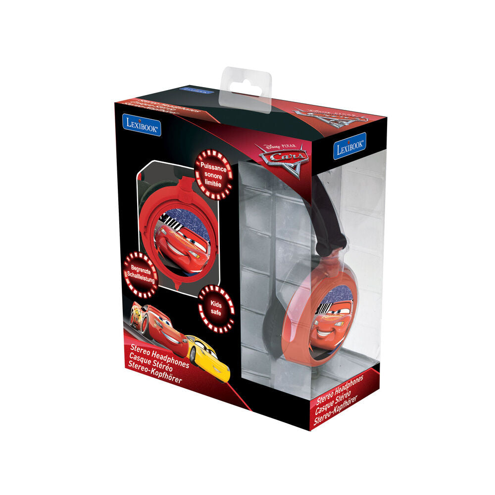 Auriculares plegables rojos y negros de Cars con Rayo McQueen - 5