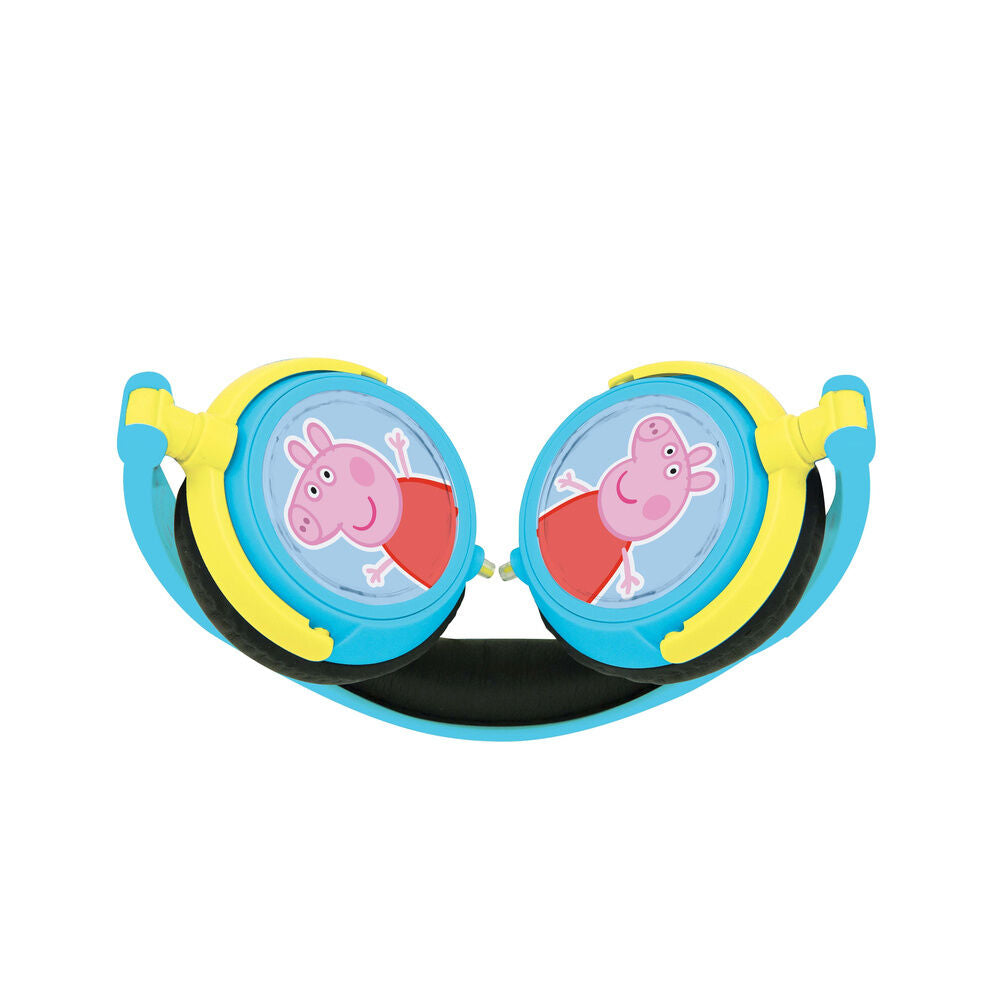 Auriculares plegables Peppa Pig de Lexibook en azul y amarillo - 5