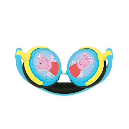 Auriculares plegables Peppa Pig de Lexibook en azul y amarillo - 5