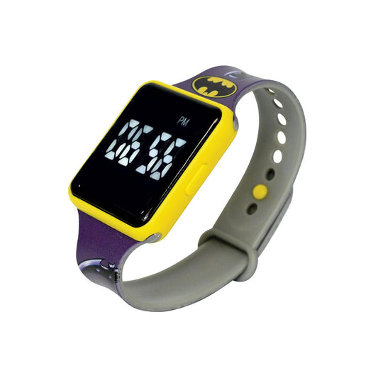 Reloj digital LED Batman DC Comics negro y amarillo - 4
