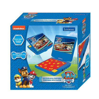Reproductor DVD portátil azul de Paw Patrol con pantalla giratoria y mando a distancia - 6