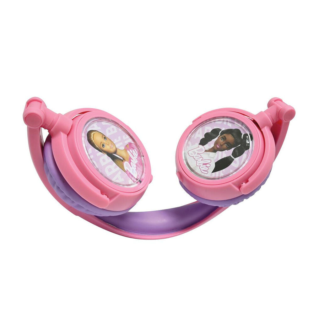 Auriculares Barbie Lexibook rosas y morados con cable - 6