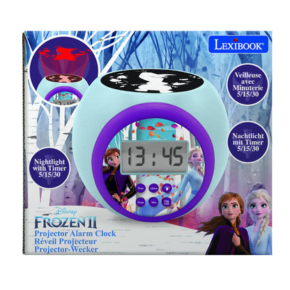 Reloj despertador proyector Frozen Disney con pantalla LCD - 6
