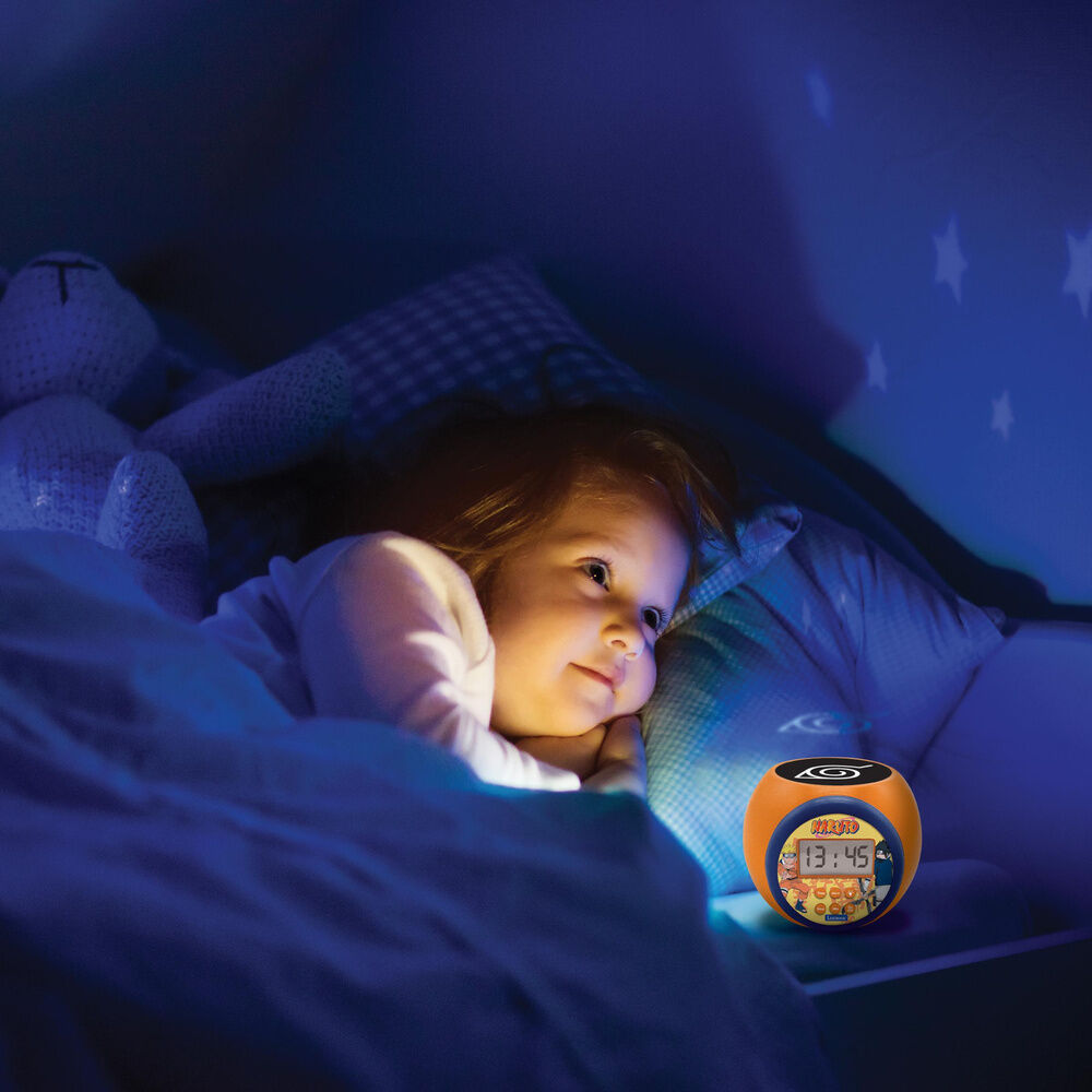 Reloj despertador Naruto naranja con pantalla LCD y luz nocturna - 6