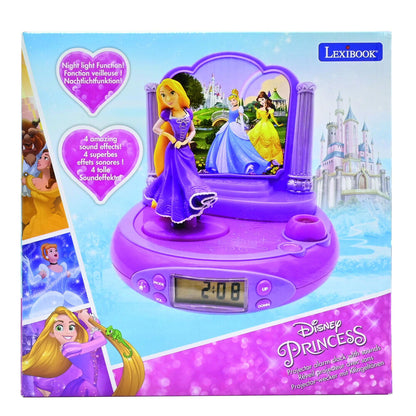 Reloj despertador proyector 3D de Rapunzel Disney Lexibook - 7