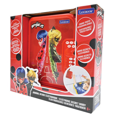 Diario electrónico rojo de Ladybug con cuaderno y bolígrafo - 5