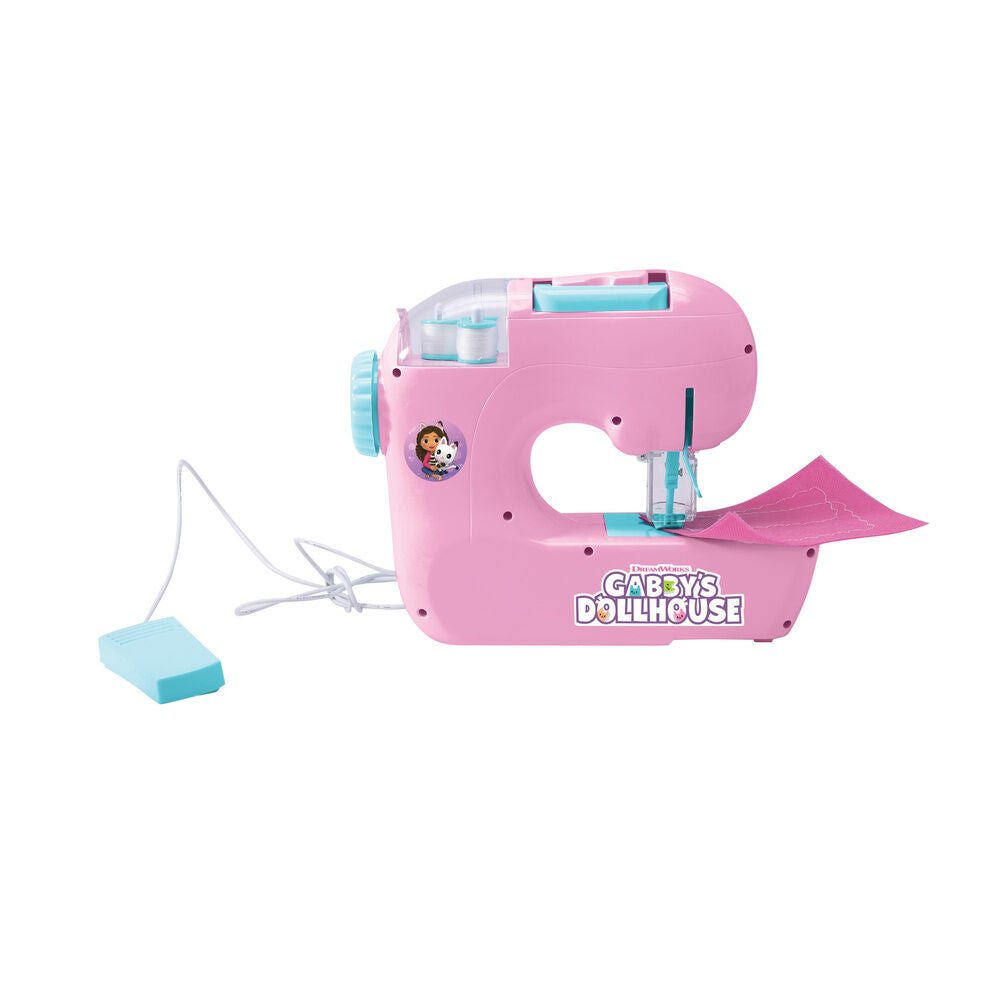Máquina de coser rosa de Gabby's Dollhouse con maletín y accesorios - 5