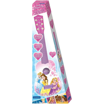 Guitarra infantil LEXIBOOK de Princesas Disney en tonos rosas y morados - 2
