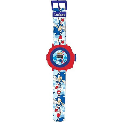 Reloj digital infantil Sonic con correa ajustable y proyección de imágenes - 3