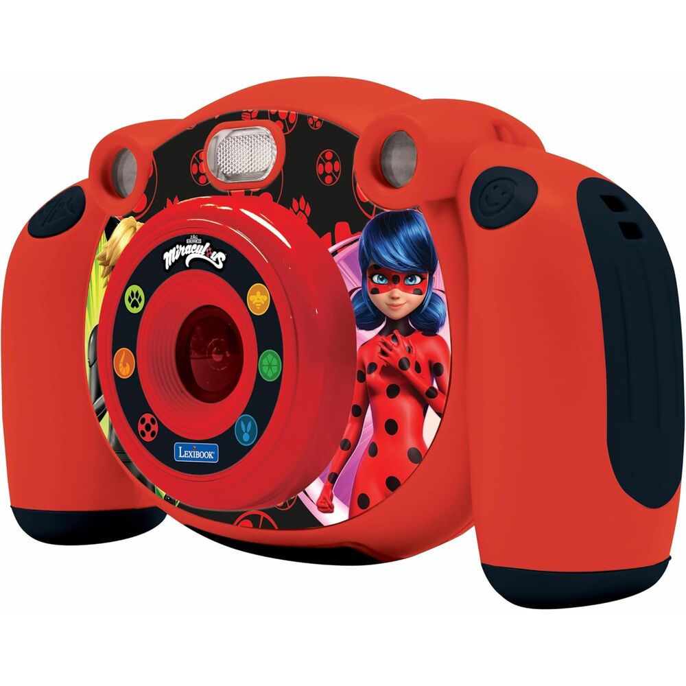 Cámara digital roja LEXIBOOK de Ladybug y Cat Noir - 4