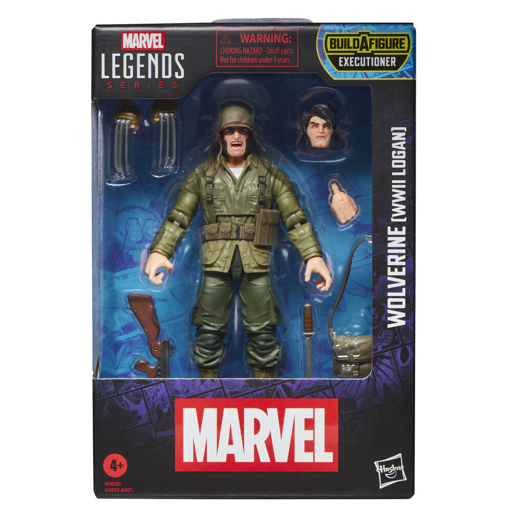Figura articulada de Wolverine WWII Logan con uniforme militar y garras - 2