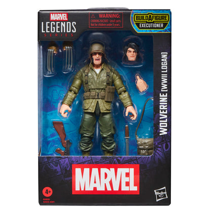 Figura articulada de Wolverine WWII Logan con uniforme militar y garras - 2